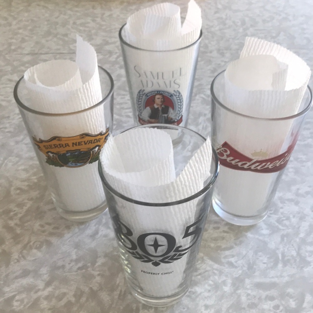 Pint glasses Bud 805 Samuel Adams Sierra Nevada